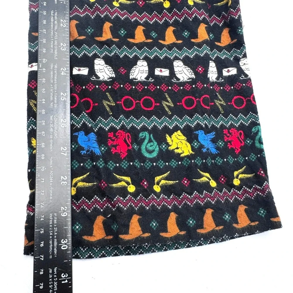 HANNA ANDERSSON XL 100% Organic Cotton Harry Potter Black Fair Isle Pajama Pants
